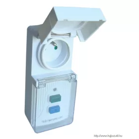   TRACON TFGA-4F Áram-védőkapcsolós adapter, csapos védőérintkezővel 16A, 30mA, 6kA, IP44, A / AC, E2