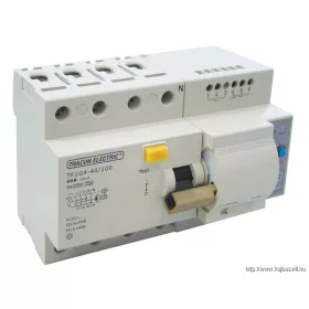   TRACON TFIG4-16100 Áram-védőkapcsoló visszakapcsoló automatikával, 4 pólusú 16A, 100mA, 10kA, A / AC