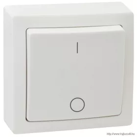   TRACON TFK102 Falon kívüli kétpólusú kapcsoló 10AX/250VAC, IP20 (102)