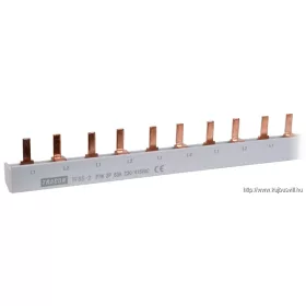   TRACON TFSS-2 Soroló sín - csapos kivitelű max.63A, 230/400VAC, 2P, 56modul, 1m
