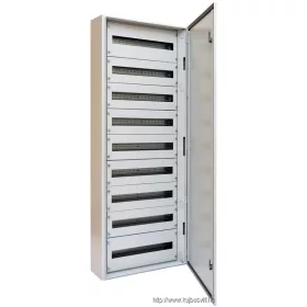   TRACON TGEF6015025 Fémajtós fém elosztószekrény 600×1500×250 / 216M (24×9 rows)