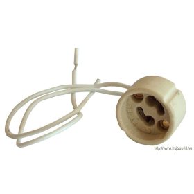   TRACON TGU-10 Kerámia lámpafoglalat MR230 (230V) halogén fényforrásokhoz 230V, 50Hz, max.50W, GU10