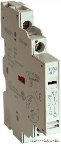 TRACON TGV2-N11 Oldalsó segédérintkező 1×NO + 1×NC