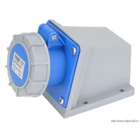   TRACON TICS-1132 Felületre szerelhető ipari csatlakozóaljzat 16A, 250V, 2P+E, 6h, IP67