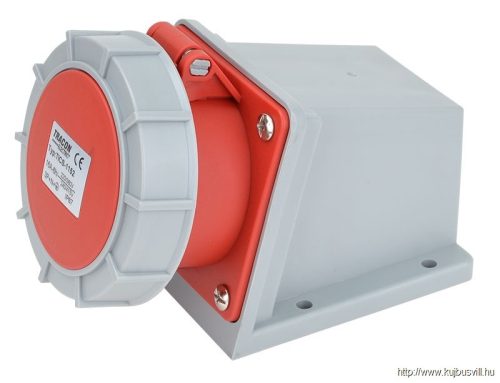 TICS-1152 Felületre szerelhető ipari csatlakozóaljzat 16A, 400V, 3P+N+E, 6h, IP67