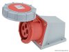 TICS-1242 Felületre szerelhető ipari csatlakozóaljzat 32A, 400V, 3P+E, 6h, IP67