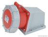 TICS-1252 Felületre szerelhető ipari csatlakozóaljzat 32A, 400V, 3P+N+E, 6h, IP67