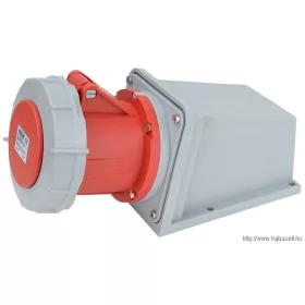   TRACON TICS-134 Felületre szerelhető ipari csatlakozóaljzat 63A, 400V, 3P+E, 6h, IP67