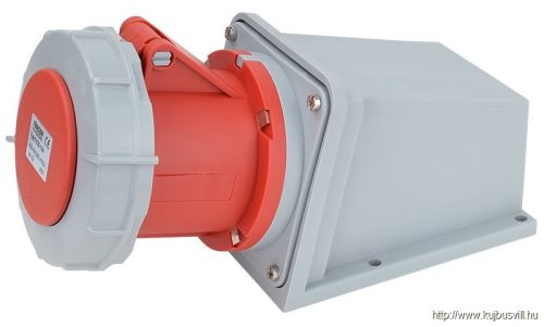 TICS-134 Felületre szerelhető ipari csatlakozóaljzat 63A, 400V, 3P+E, 6h, IP67