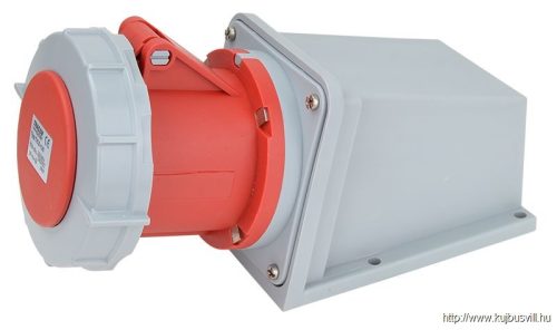 TICS-135 Felületre szerelhető ipari csatlakozóaljzat 63A, 400V, 3P+N+E, 6h, IP67