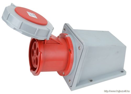 TRACON TICS-145 Felületre szerelhető ipari csatlakozóaljzat 125A, 400V, 3P+N+E, 6h, IP67