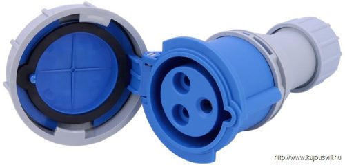 TICS-2232H Ipari csatlakozóaljzat, fokozott védelemmel 32A, 230V, 2P+E, 6h, IP67