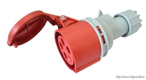 TICS-2252H Ipari csatlakozóaljzat, fokozott védelemmel 32A, 400V, 3P+N+E, 6h, IP67