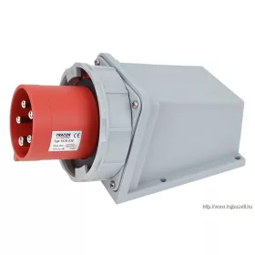   TRACON TICS-535 Felületre szerelhető ipari csatlakozó dugó 63A, 400V, 3P+N+E, 6h, IP67