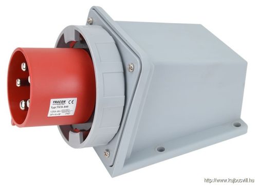 TICS-545 Felületre szerelhető ipari csatlakozó dugó 125A, 400V, 3P+N+E, 6h, IP67