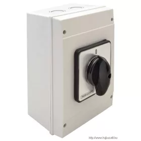   TRACON TK-126/4T65 Tokozott kézikapcsoló, BE-KI 400V, 50Hz, 125A, 4P, 30kW, 88×88mm, 60°, IP65