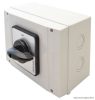 TK-166/3T65 Tokozott kézikapcsoló, BE-KI 400V, 50Hz, 160A, 3P, 37kW, 88×88mm, 60°, IP65