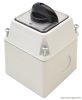 TK-259/2T65 Tokozott kézikapcsoló, BE-KI 400V, 50Hz, 25A, 2P, 7,5kW, 48×48mm, 90°, IP65
