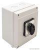 TKB-256/3T65 Tokozott választókapcsoló, 0-1-2 400V, 50Hz, 25A, 2×3P, 7,5kW, 48×48mm, 60°, IP65