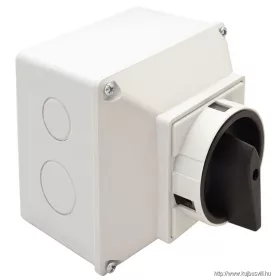   TRACON TKF-32T Tokozott főkapcsoló, BE-KI 400V, 50Hz, 32A, 4P, 11kW, 64×64mm, IP44