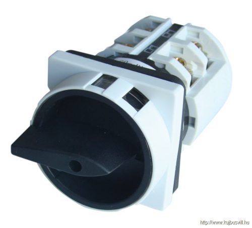TKF-32T65 Tokozott főkapcsoló, BE-KI 400V, 50Hz, 32A, 4P, 11kW, 64×64mm, IP65