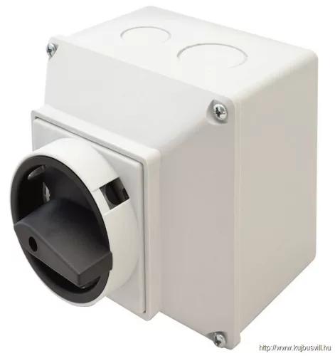 TRACON TKF-32T Tokozott főkapcsoló, BE-KI 400V, 50Hz, 32A, 4P, 11kW, 64×64mm, IP44