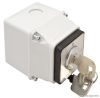 TKFK-20T Tokozott főkapcsoló, kulcsos, BE-KI (Kulcs 0-áll. kivehető) 400V, 50Hz, 20A, 4P, 5,5kW, 48×48mm, IP44