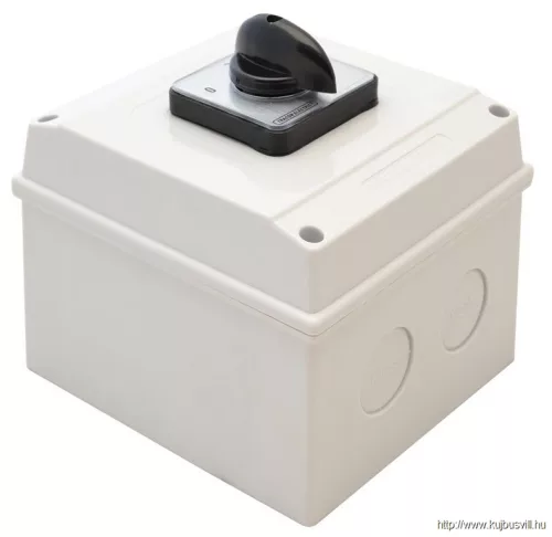 TRACON TKM-25/CT65 Tokozott közvetlen Y-D motorkapcsoló 400V, 50Hz, 25A, 7,5kW, 48×48mm, IP65