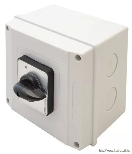 TRACON TKM-25/CT65 Tokozott közvetlen Y-D motorkapcsoló 400V, 50Hz, 25A, 7,5kW, 48×48mm, IP65