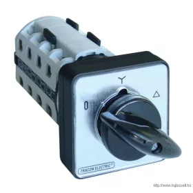   TRACON TKM-32/CT Tokozott közvetlen Y-D motorkapcsoló 400V, 50Hz, 32A, 11kW, 64×64mm, IP44