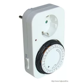   TRACON TKO-DH Dugaszolható heti kapcsolóóra, elektromechanikus 230V, 16A, IP20