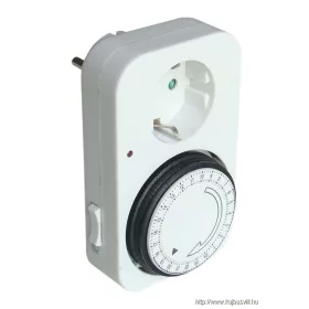   TRACON TKO-DN Dugaszolható napi kapcsolóóra, elektromechanikus 230V, 16A, IP20