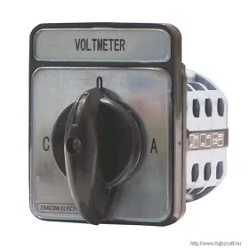 TRACON TKU-F Voltmérő átkapcsoló fázisfeszültségre