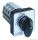 TKV-209/3T Tokozott választókapcsoló, 1-0-2 400V, 50Hz, 20A, 2×3P, 5,5kW, 48×48mm, 90°, IP44