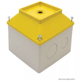   TRACON TK/T3+F3S/ Összeáll. 3-as tok. kézikapcs.hoz 20-32,63 A, sárga fed. IP44