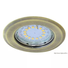   TRACON TLC-2MG Beépíthető lámpatest spot fényforrásokhoz, matt arany max.50W, MR16, D=82mm