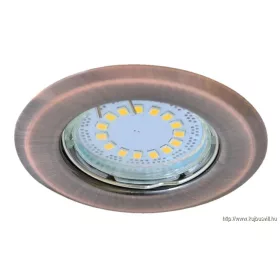   TRACON TLC-2MR Beépíthető lámpatest spot fényforrásokhoz, matt réz max.50W, MR16, D=82mm