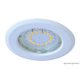   TRACON TLC-2W Beépíthető lámpatest spot fényforrásokhoz, fehér max.50W, MR16, D=82mm