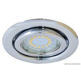   TRACON TLC-6C Beépíthető lámpatest spot fényforrásokhoz, króm max.50W, MR16, D=97mm, 30°