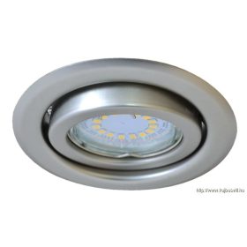   TRACON TLC-6MC Beépíthető lámpatest spot fényforrásokhoz, matt króm max.50W, MR16, D=97mm, 30°