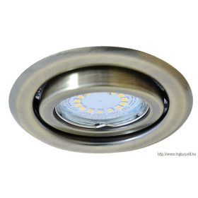   TRACON TLC-6MG Beépíthető lámpatest spot fényforrásokhoz, matt arany max.50W, MR16, D=97mm, 30°