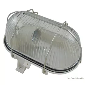   TRACON TLH-08S Műanyag hajólámpa, ovális, fehér 230 V, 50Hz,E27,max.60W,IP44,class II