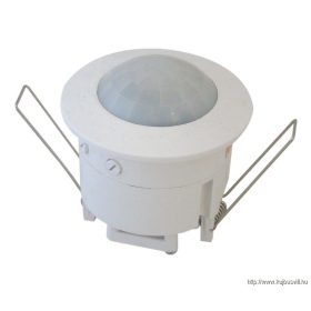   TRACON TMB-061 Mozgásérzékelő, álmenyezetbe szerelhető, fehér 230V, 50Hz, 360°, 3-2000lux, 10s-15min, IP20