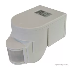   TRACON TMB-108 Mozgásérzékelő, infra falra 230V, 50Hz, 180°, max. 12m, 10s-7min, 3-2000lux, IP44