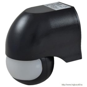   TRACON TMB-112F Mozgásérzékelő, infra falra, fekete 230V, 50Hz, 180°, max. 12 m, 10s-12min, 3-2000lux, IP44