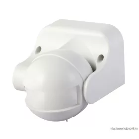   TRACON TMB-152R Mozgásérzékelő, fali, radaros, fehér 230V, 50Hz 5,8GHz, 180°, 5-15m, 10s-12min, 3-2000lux, IP44