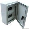 TME332513M Műanyag elosztószekrény maszkos 2x9mod, HxWxD=330x250x130mm, IP65, IK10, 1000V AC/DC