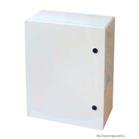   TRACON TME504018 Műanyag elosztószekrény HxWxD=500x400x175mm, IP65, IK10, 1000V AC/DC, RAL7035