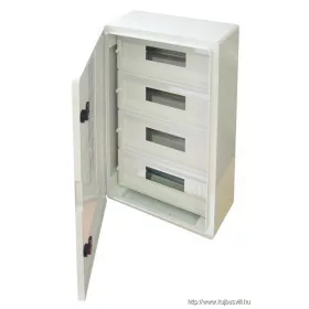   TRACON TME604020M Műanyag elosztószekrény maszkos 4x17 mod, HxWxD=600x400x200mm, IP65, IK10, 1000V AC/DC