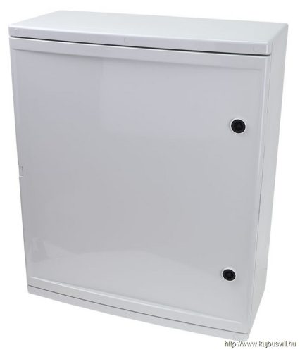 TME605022M Műanyag elosztószekrény maszkos 3x22mod, HxWxD=600x500x220mm, IP65, IK10, 1000V AC/DC